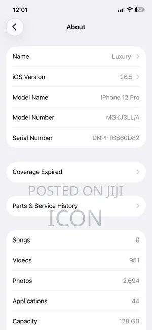 Apple iPhone 12 Pro 128 GB Gold