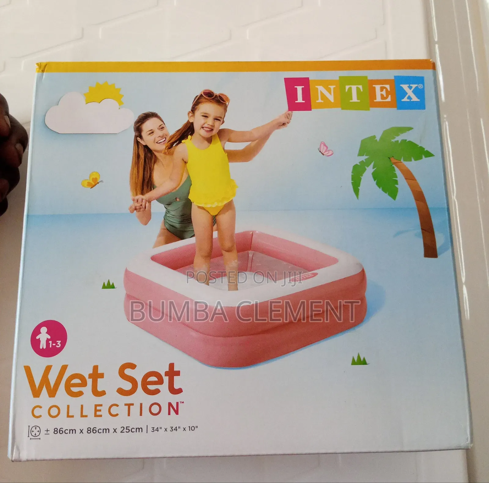 Baby Swimming Pool 86 Cm X 86 Cm X 25 Cm