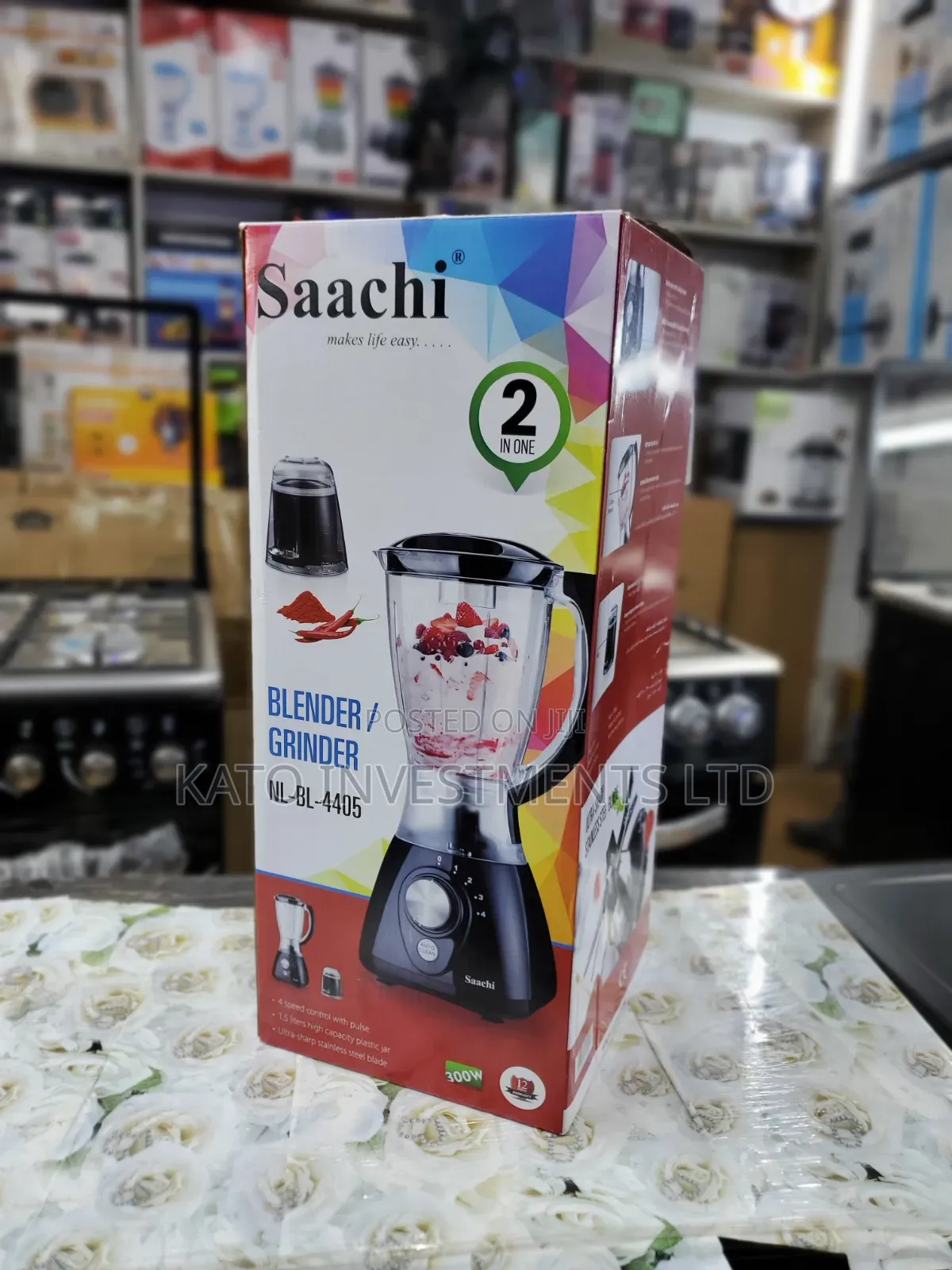 Saachi Blender 2 in 1 With 1.5l