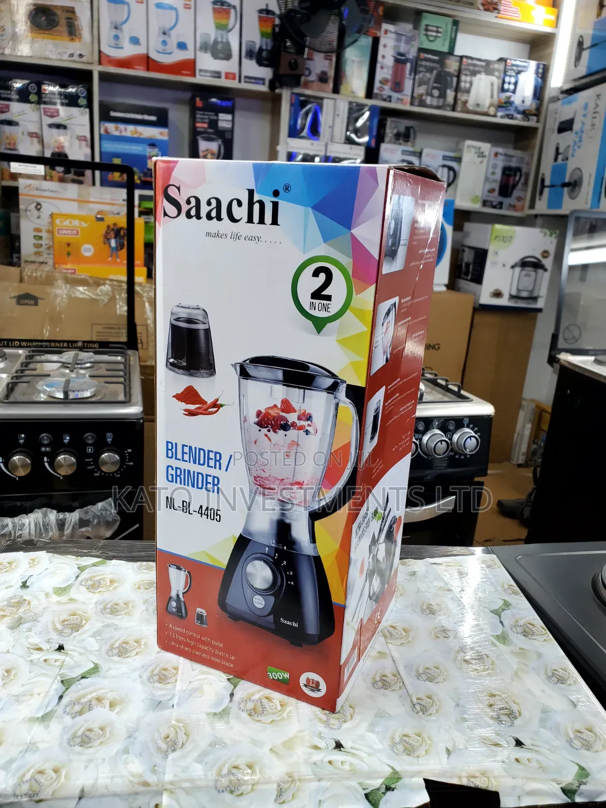 Saachi Blender 2 in 1 With 1.5l