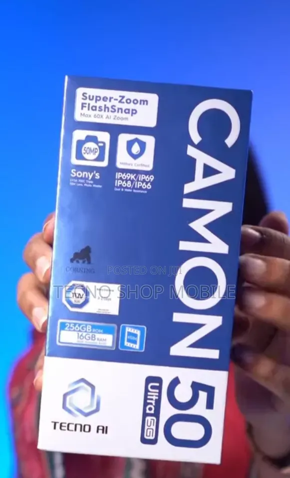 New Tecno Camon 50 Ultra 256 GB Blue