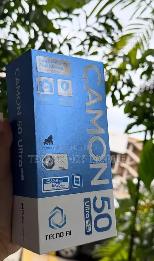 New Tecno Camon 50 Ultra 256 GB Black