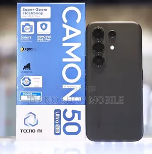 New Tecno Camon 50 Ultra 256 GB Black