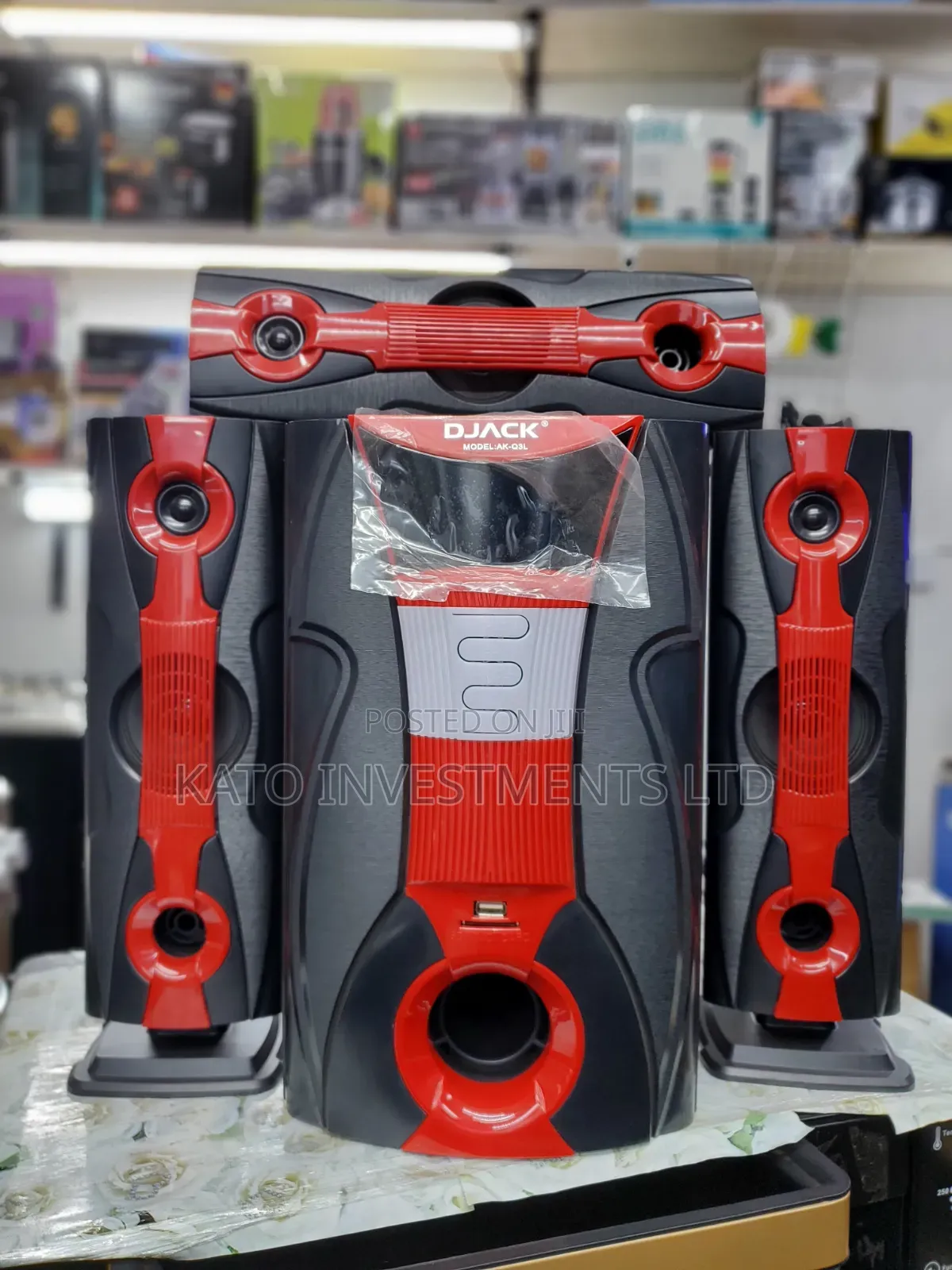 60w Djack Sound System Ak-Q3l 3.1 Channel X.Bass