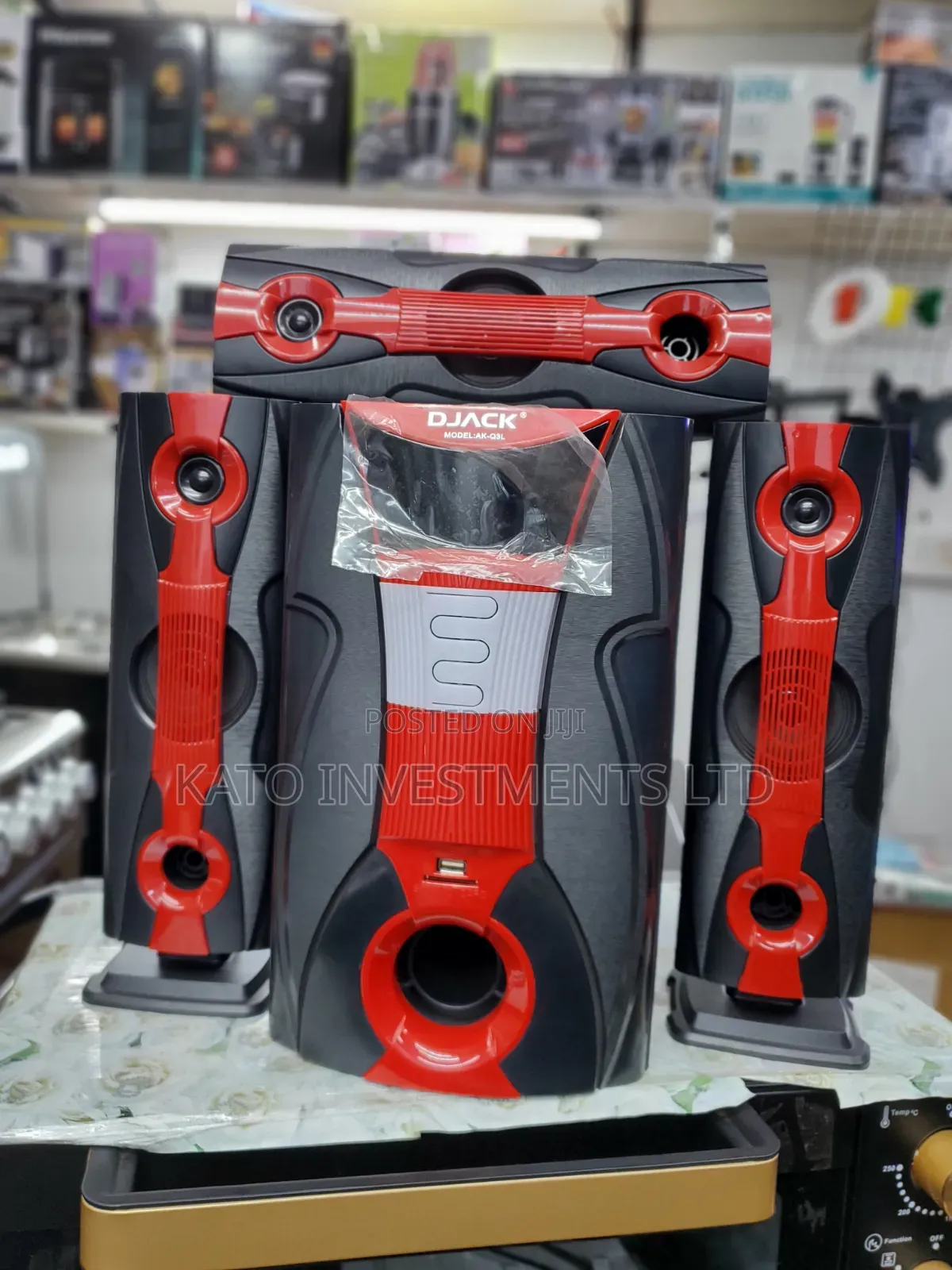 60w Djack Sound System Ak-Q3l 3.1 Channel X.Bass