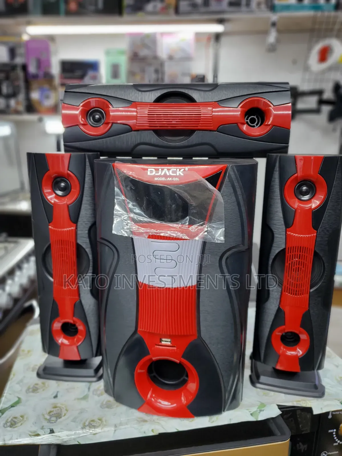 60w Djack Sound System Ak-Q3l 3.1 Channel X.Bass
