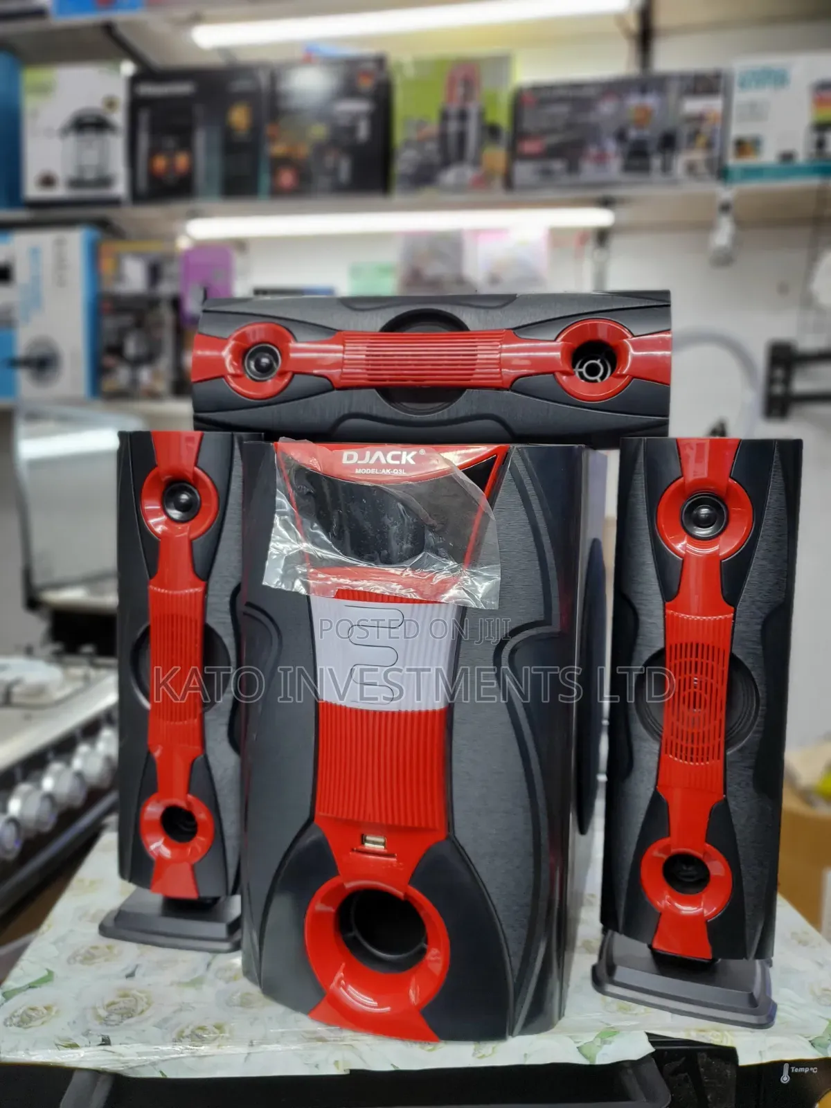 60w Djack Sound System Ak-Q3l 3.1 Channel X.Bass