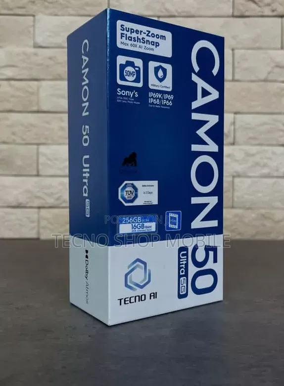 New Tecno Camon 50 Ultra 256 GB Orange