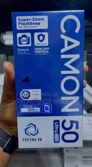 New Tecno Camon 50 Ultra 512 GB Red