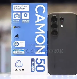 New Tecno Camon 50 Ultra 256 GB Black