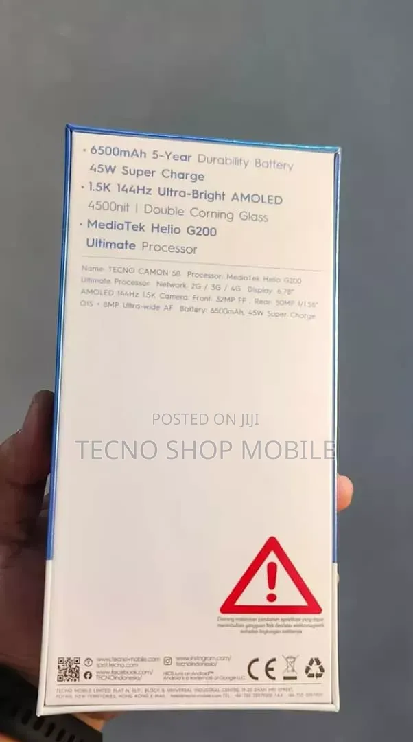 New Tecno Camon 50 Ultra 256 GB White