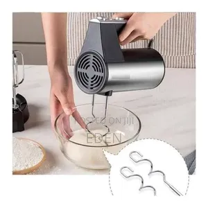 Hoffmans Hand Mixer Stainless Steel With Beaters Dough Hook