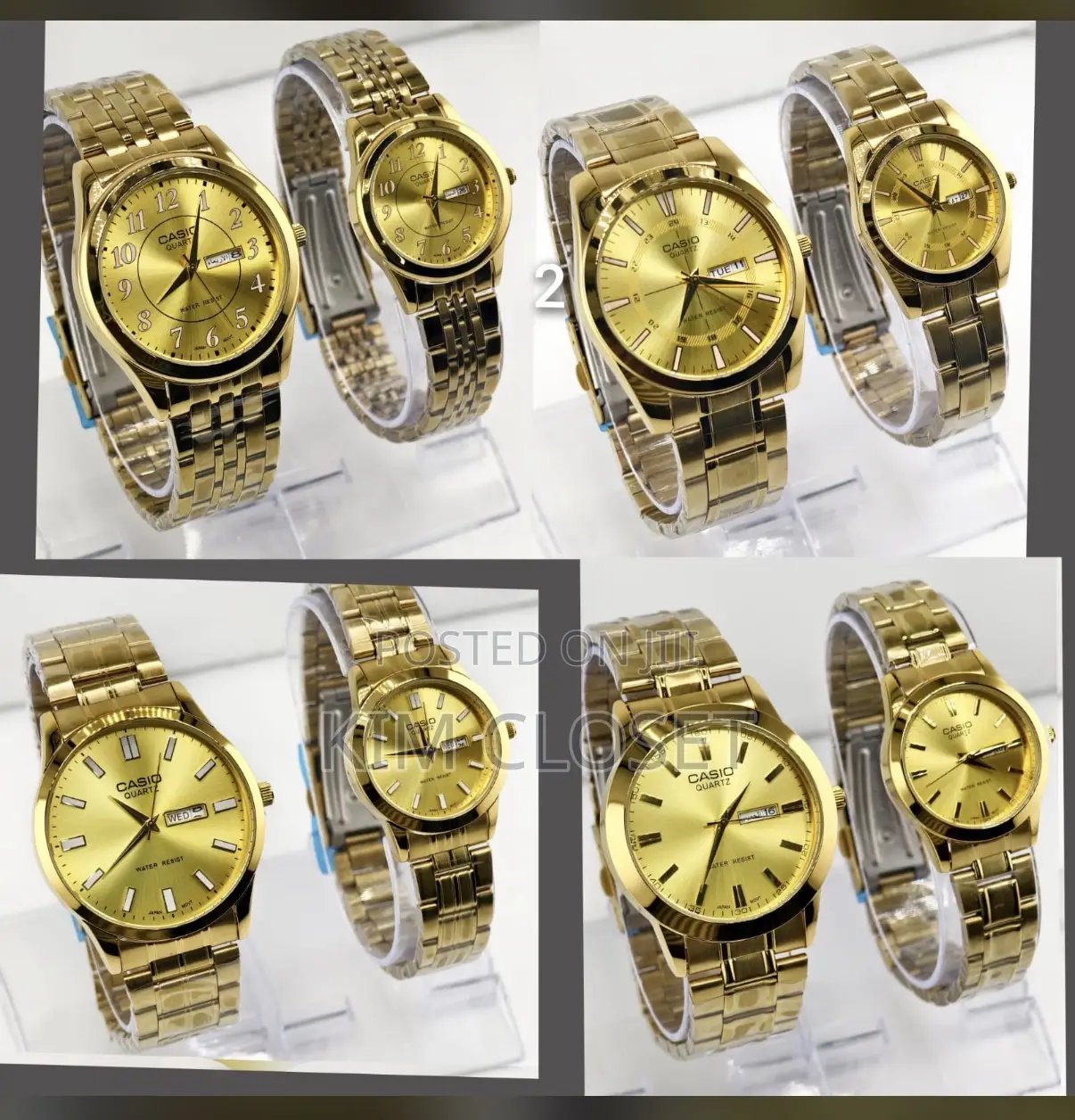 Gold Couple Watches