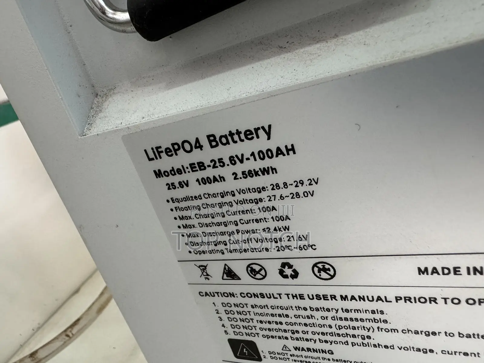 2.5kwh/100ah/24v Lithium Battery