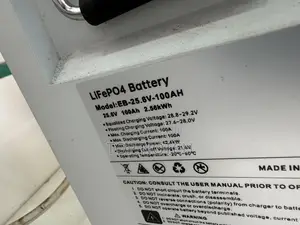 2.5kwh/100ah/24v Lithium Battery