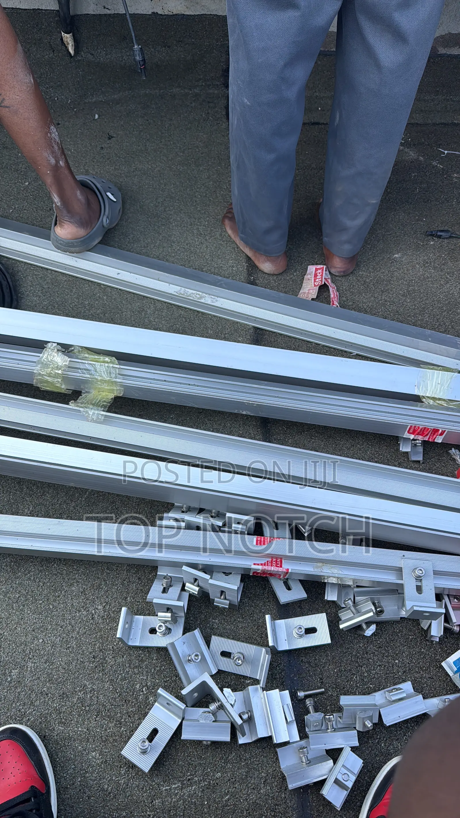 Aluminum Panel Rails With All Accessories