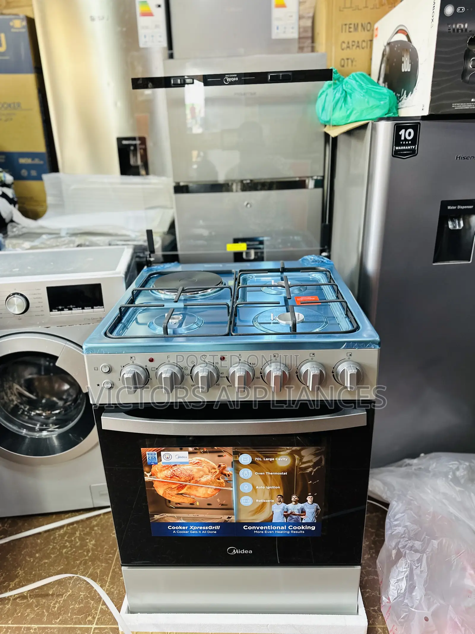 Midea Cooker 3+1 60x60cm