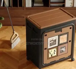 Foldable Plastic Clothes Storage Box With Wheels