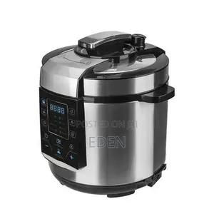 Hoffmans 4 In1 Electric Pressure Cooker 6l, Hm 718 - Silver