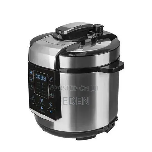Hoffmans 4 In1 Electric Pressure Cooker 6l, Hm 718 - Silver