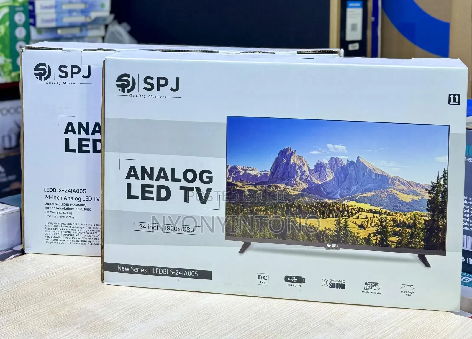 SPJ 24" Analog Tv With Great Picture Quality