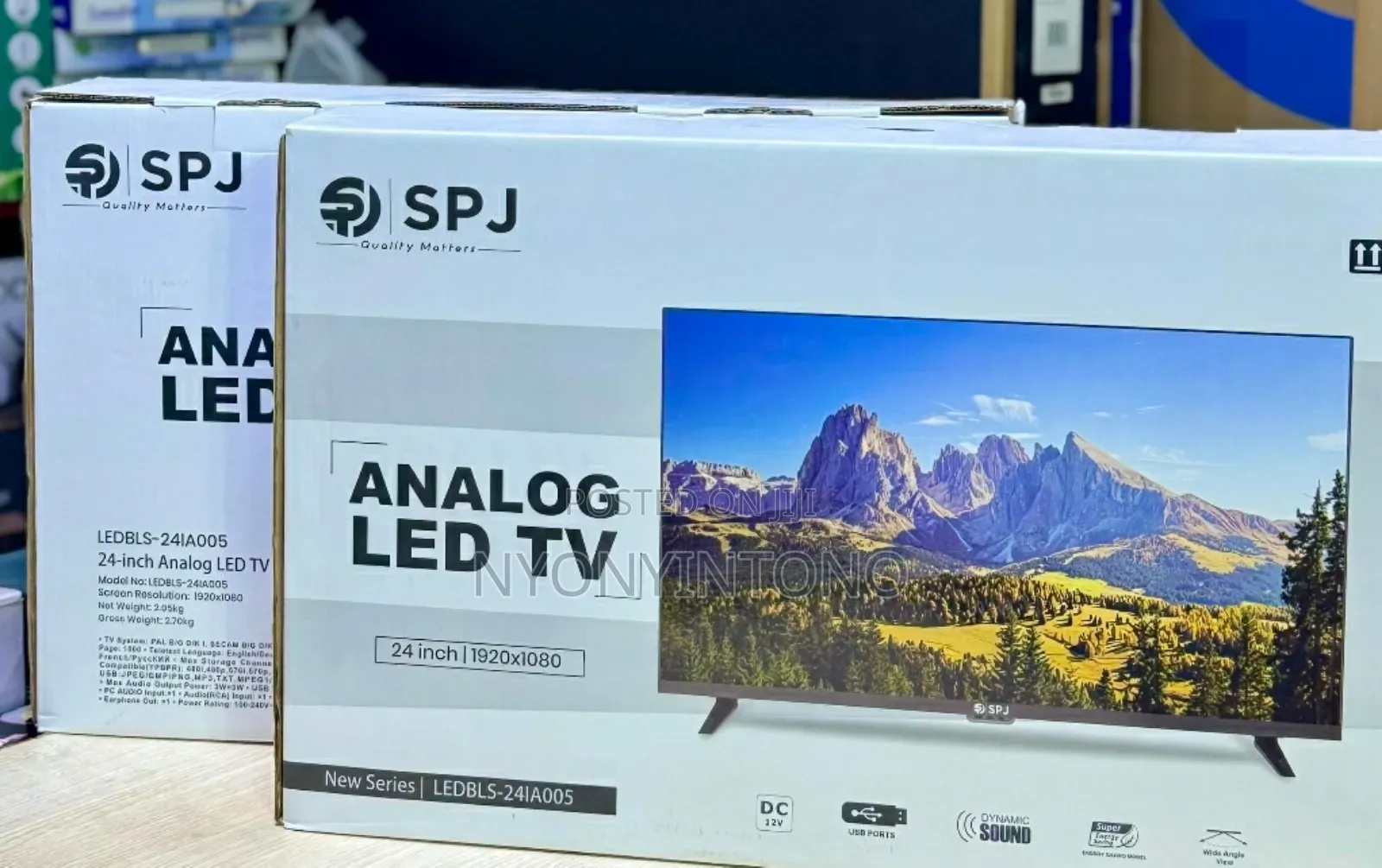 SPJ 24" Analog Tv With Great Picture Quality