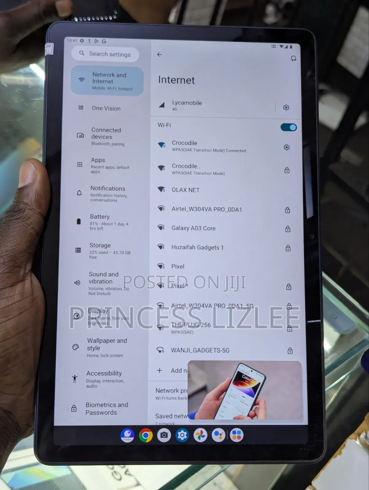 Lenovo Tab M11 64 GB Blue