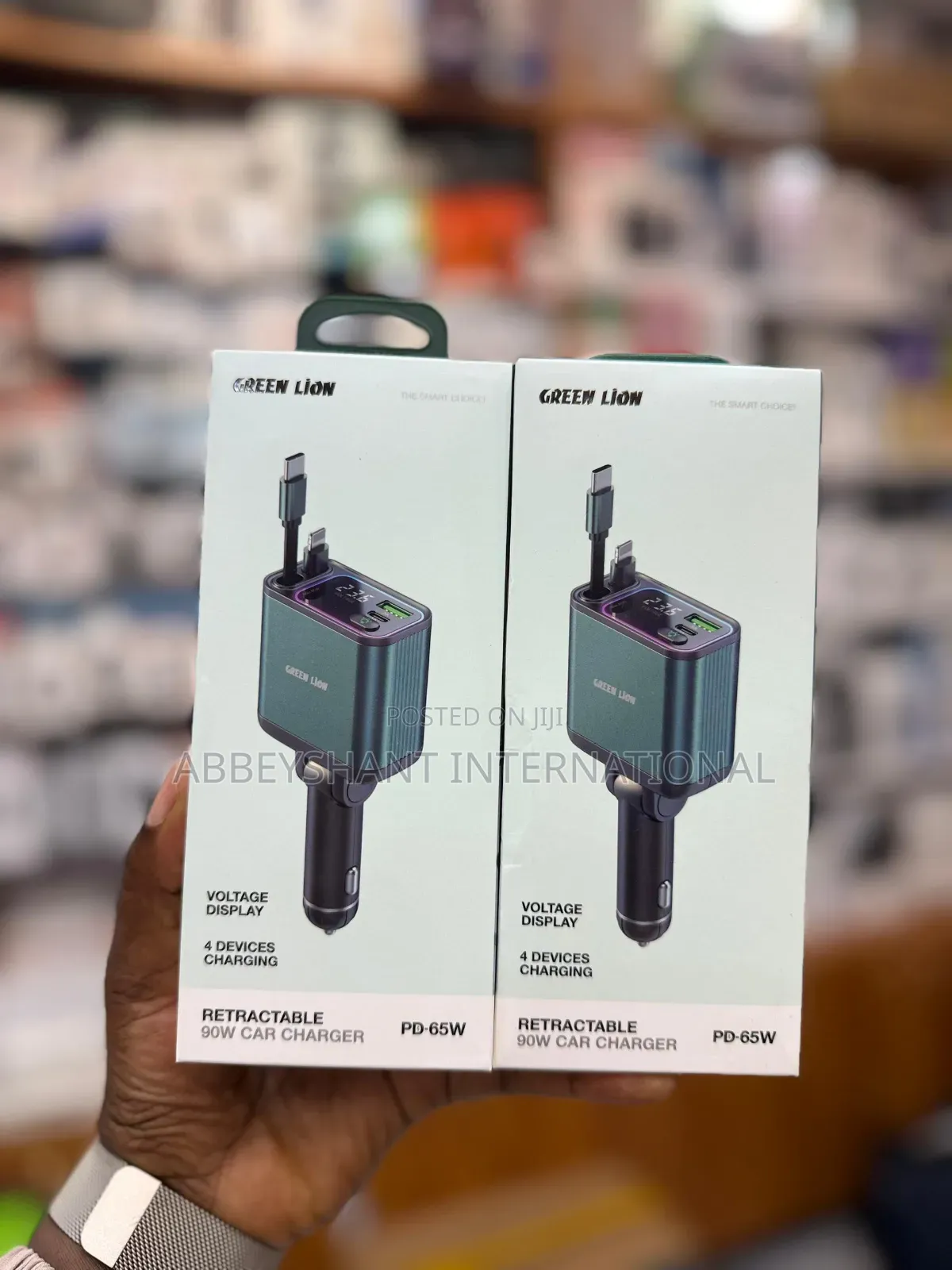 Car Charger Retractable 90w Car Charger