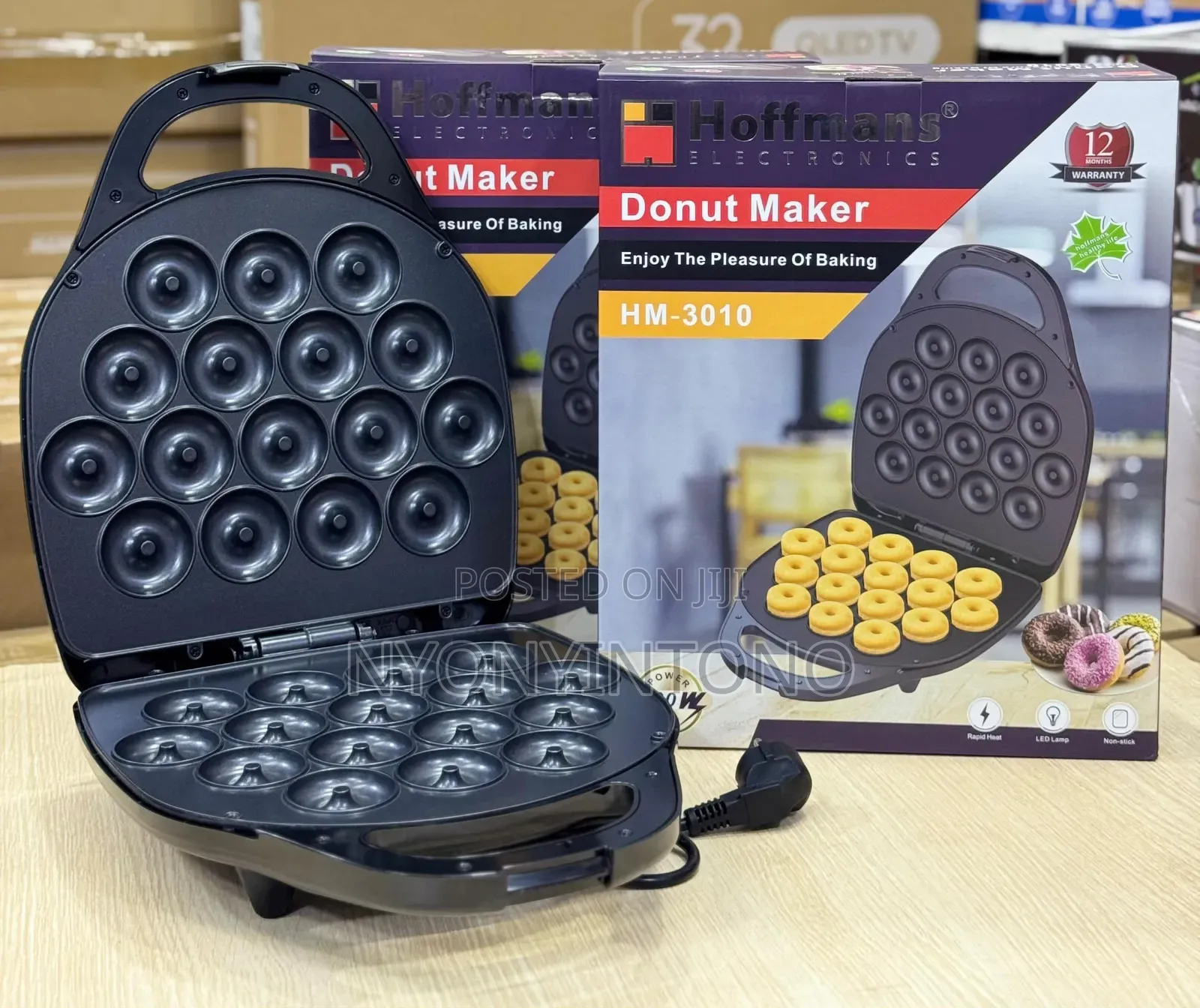 Hoffmans 16pcs Non-Stick Donut Maker Hm-3010