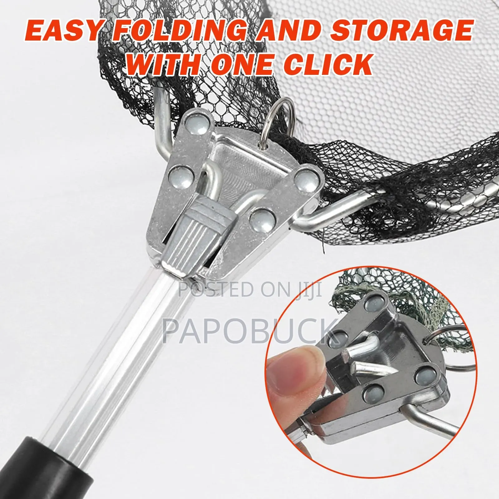 Retractable Folding Landing Net Fishing