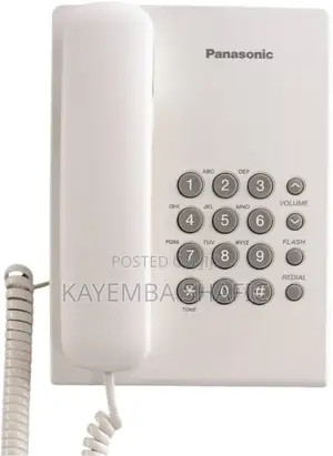 Panasonic Single Line Kx-Ts500mx Corded Landline Phone