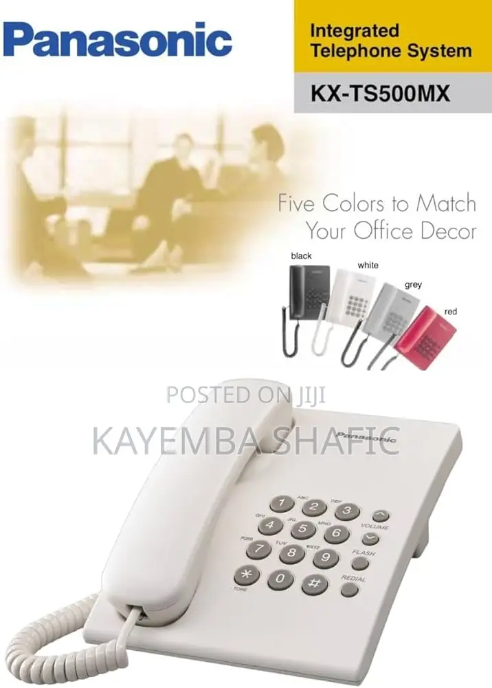 Panasonic Single Line Kx-Ts500mx Corded Landline Phone