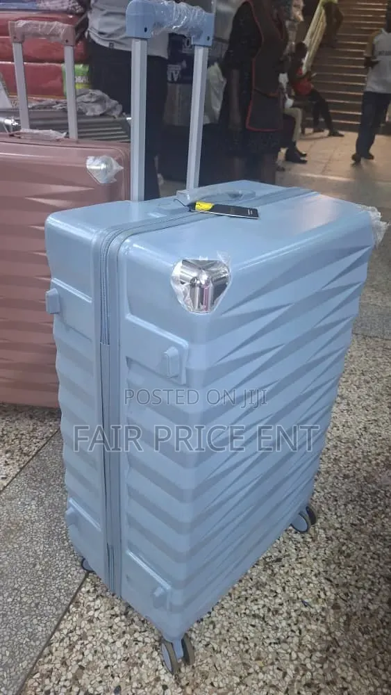Pure Rubber Plastic Extra Large Size Suitcases. ( Blue)