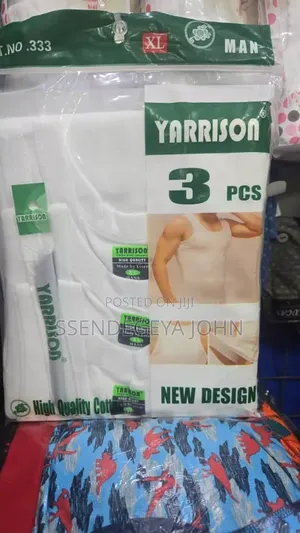 Yarrison 3-in-1 Men's White Vests