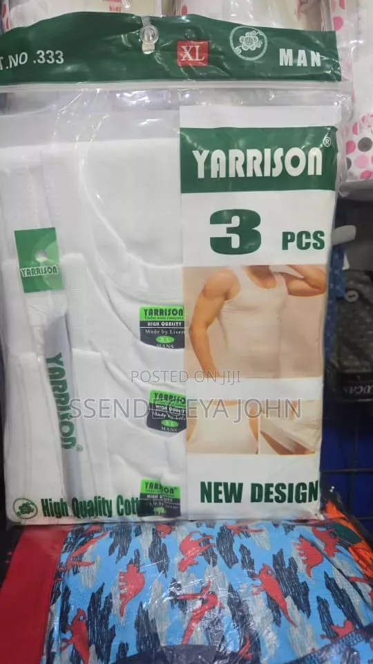 Yarrison 3-in-1 Men's White Vests