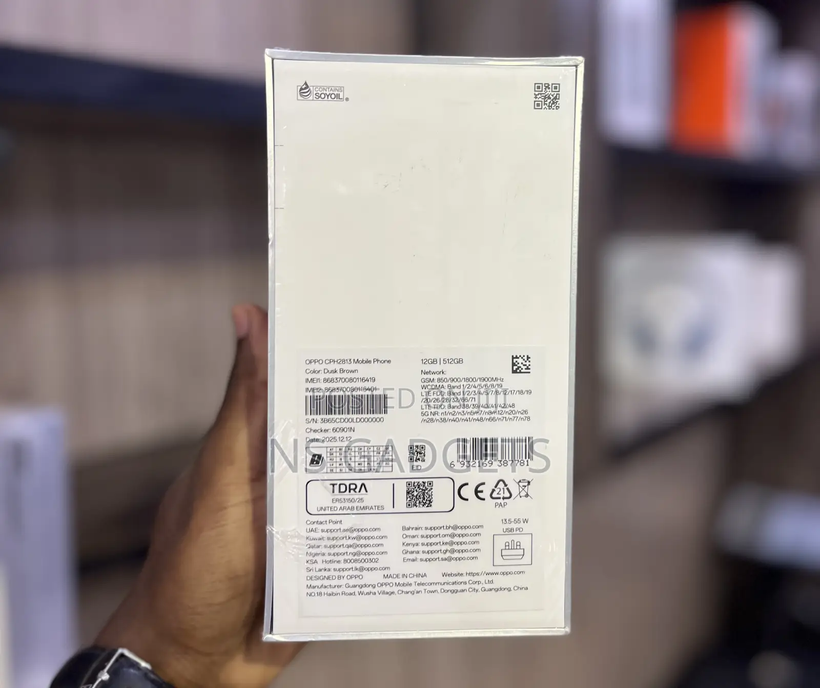 New Oppo Reno15 Pro 5G 512 GB Black