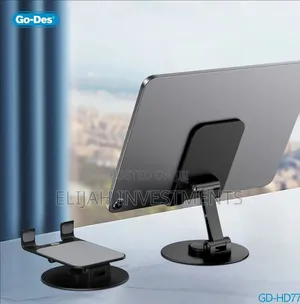 Go-Des 360° Rotary Metal Base Table Stand