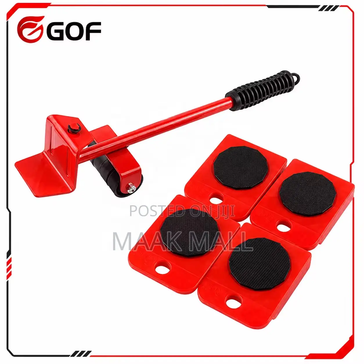 5pcs Heavy Duty Abs Moving Rollers