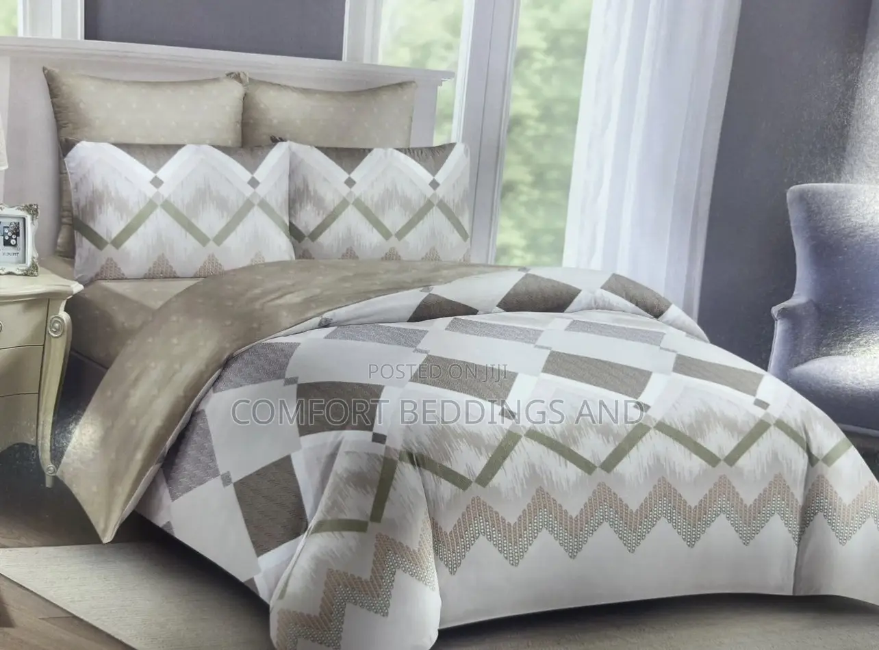 Fibre Bedcover Set Zigzag