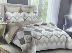 Fibre Bedcover Set Zigzag