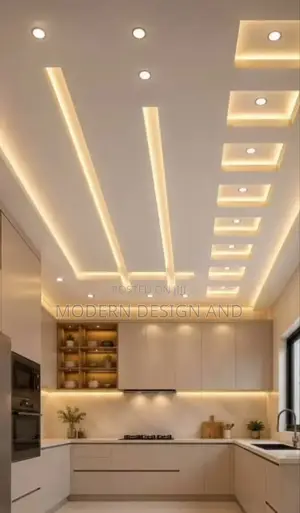 Ceiling Design Gypsum Kitchen