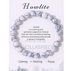Tiger Eye And Howlite Bracelets