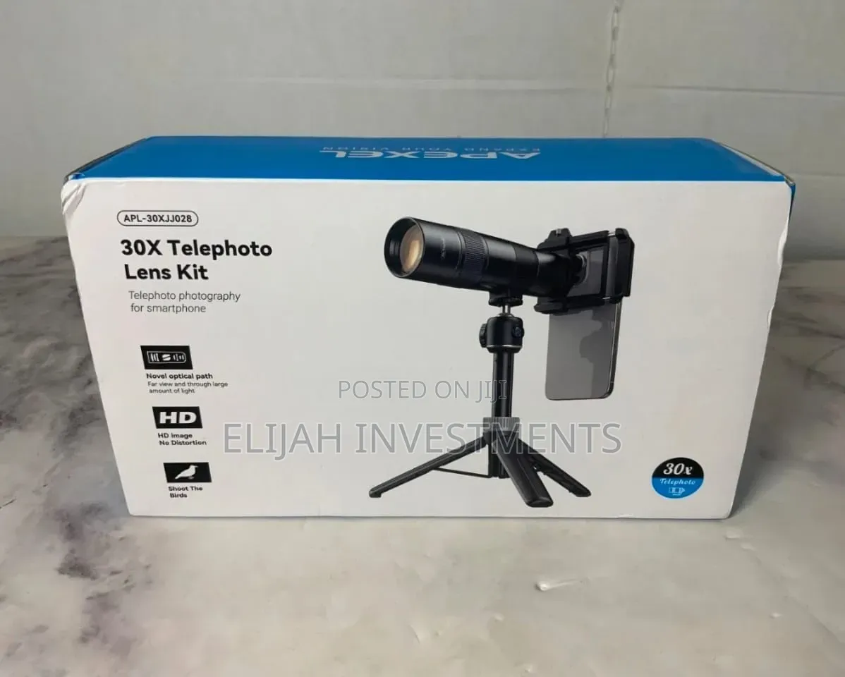 Apexel 30x Telephoto Lens Kit for Smartphone