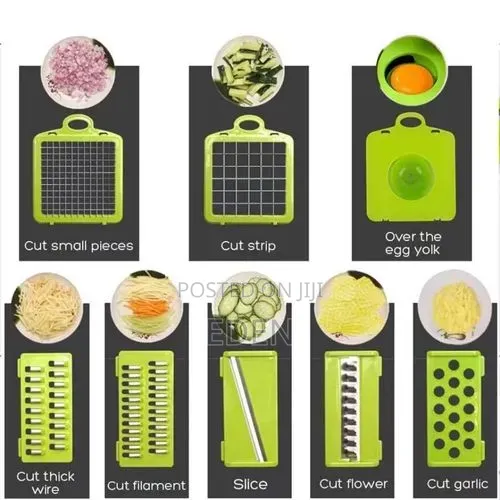 11 in 1 Multi-Function Vegetable and Fruit Chopper Kitchen Diced Artif