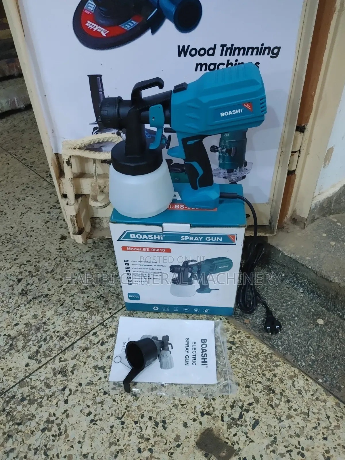 Corded Electric Boashi 550w Paint Spray Guns
