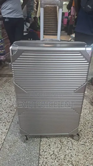 Extra Large Rubber Plastic Suitcases. ( Gray)