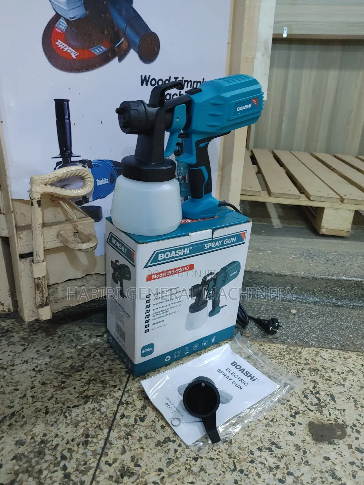 Boashi Corded Electrical High End Handheld Portable Paint Spray Gun