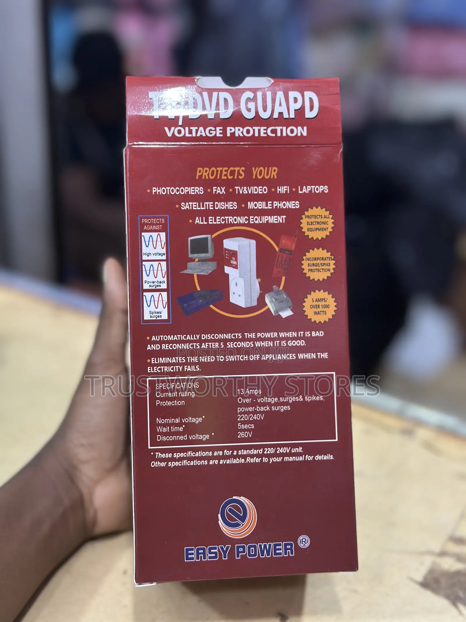 Tv/DVD Guard - Voltage Protection