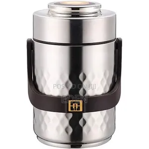 Japan Stainless Steel Insulated Food Flask, Office,Red,1.4l