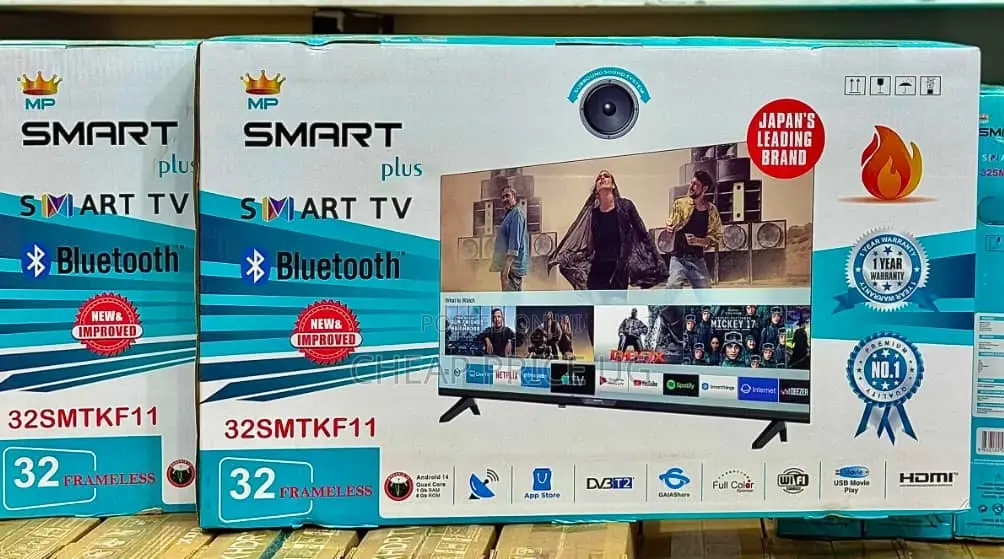 Smartplus 32-Inch Frameless Android Smart Tv